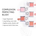 Honeybee Gardens Complexion Perfecting Blush in Rendezvous, Soft Neutral Rose, Pigmented, Vegan & Gluten-Free, 8.5g - Image 4