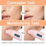 2Pcs Mushroom Head Air Cushion CC Cream, Long Lasting Oil Control BB Cream for All Skin Types, Moisturizing Foundation Face Makeup Set with Foundation Brush （#Natural） - Image 5