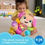 Fisher-Price Baby Toy Laugh & Learn Smart Stages Sis Musical Plush with Lights & Learning Songs for Infants Ages 6+ Months - Image 3