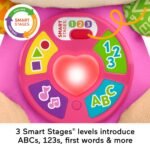 Fisher-Price Baby Toy Laugh & Learn Smart Stages Sis Musical Plush with Lights & Learning Songs for Infants Ages 6+ Months - Image 4