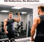 Home Gym Mirror - 60" x 72" (2PCS of 60" x 36") Frameless Wall Mirrors, Easy to Install, Unbreakable Glassless HD Reflection, Ideal for Dance Studio, Yoga, Workout, Rehearsal, Pilates - Image 5