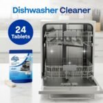 Earth Breeze Dishwasher Cleaner Tablets – 4-in-1 Cleans, Deodorizes, Refreshes & Protects – Removes Odor, Buildup & Residue – Fragrance Free, No Harsh Chemicals, Safe for All Dishwashers - Made in USA - Image 5