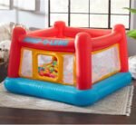 Intex Inflatable Jump-O-Lene Trampoline Bounce House with Crawl-Thru Door & Net - Indoor & Outdoor Backyard Blow-Up Bouncy Playhouse for Kids Ages 3-6 - Image 8