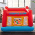 Intex Inflatable Jump-O-Lene Trampoline Bounce House with Crawl-Thru Door & Net - Indoor & Outdoor Backyard Blow-Up Bouncy Playhouse for Kids Ages 3-6 - Image 9