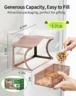 Window Bird Feeder, Metal - with Strong Suction Cups, Large Outdoor for Viewing Bird Watching Gift (Curved) - Image 4