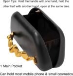 Women Acrylic Handbag Chain Crossbody Shoulder Bag Wedding Evening Bag Formal Clutch Purse - Image 4