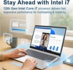 HP Laptop 15 | Intel i7-1255U 10-Core Processor | 16GB DDR4 RAM | 512GB PCIe SSD | 15.6" FHD 1080p Display | Windows 11 Pro | Thin Notebook with Ultrabook-Level Performance for Work & Study - Image 3