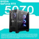 MSI Aegis Z2 Gaming Desktop AMD Octa-core Ryzen 7 8700F 32GB RAM 1TB SSD GeForce RTX 5070 (DLSS 4) 750W 80+ Gold PSU ARGB Fan CPU Air Cooling Win11 w/ICP Hub - Image 4