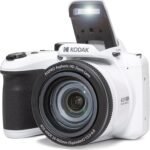 KODAK PIXPRO AZ405-WH 20MP Digital Camera 40X Optical Zoom 24mm Wide Angle Lens Optical Image Stabilization 1080P Full HD Video 3" LCD Vlogging Camera (White), Full Frame - Image 4