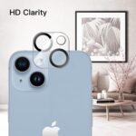 JETech Camera Lens Protector for iPhone 14 6.1-Inch and iPhone 14 Plus 6.7-Inch, 9H Tempered Glass, Anti-Scratch, Case Friendly, Does Not Affect Night Shots, HD Clear, 3-Pack - Image 4