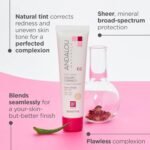 Andalou Naturals 1000 Roses CC Color + Correct with SPF 30, Sheer Beige, 2-in-1 Face Sunscreen + CC Cream for Sensitive Skin, Helps Correct Uneven Skin Tone, Reef Safe Sunscreen, 2 Fl Oz - Image 3