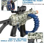 Electric Automatic Toy with Scope, JakMean Toy Blaster with 30 Dart Clips and 100 Foam Darts, Outdoor Shooting Games Toys for 6-12 Year Old Boys & Girls Adults, Gifts for Birthday Xmas, Green - Image 7