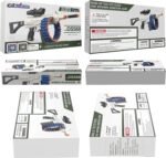 Electric Automatic Toy with Scope, JakMean Toy Blaster with 30 Dart Clips and 100 Foam Darts, Outdoor Shooting Games Toys for 6-12 Year Old Boys & Girls Adults, Gifts for Birthday Xmas, Green - Image 8