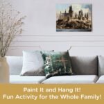 Aquarius Harry Potter Hogwarts Art by Numbers - 16 x 20 inches Harry Potter Themed Paint by Number for Adults & Kids - DIY Color by Number Paint Kit for Beginner - Officially Licensed - Image 6