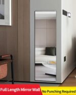 Shatterproof Wall Mirror Full Length for Bedroom, Acrylic Gym Mirrors For Home, Extra Thick: 0.12 inch, 12 x 12 inch x 4 Pcs, Workout Mirrors Safe for Kids, Over The Door, Long Wall Mounted - Image 5