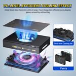 Kinhank Super Console X5 PRO with 16000+ Games, Retro Game Console with Rockchip RK3588S Processor, 8K UHD TV Output, Bluetooth 5.0, Dual Wireless Controllers, SATA 3.1 Support & Game/TV Mode - Image 3