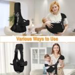Baby Carrier Newborn to Toddler,Adjustable & Lightweight Baby Sling Carrier,Toddler Carrier 25-60 lbs,Ideal for Home,Shopping,and Travel - Image 5