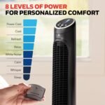 Honeywell QuietSet Whole Room Tower Fan-Black, Oscillating Tower Fan with Remote, HYF290B - Image 5