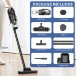 SOWTECH Corded Vacuum Cleaner, Super Power Suction Stick Vacuum Cleaners for Home, 6-in-1 Lightweight Hard Floor Vacuum Removable Handheld Vac, Portable Vacuum for Pet Hair - Image 8