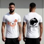 Custom T Shirts with Your Image and Text, Logo for Men Personalized Shirts Customized Graphic T Shirt with Front & Back Print - Image 4