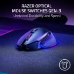 Razer Basilisk V3 Pro 35K Wireless Gaming Mouse: HyperScroll Tilt Wheel - 35K DPI Optical Sensor Gen 2-13 Customizable Controls - Chroma RGB - Optical Switches Gen 3 - Up to 140 Hr Battery - Black - Image 6