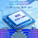 Laptop Computer, Gaming Laptops 2025, 16 Inch Lap Top PC Win 11 Pro, 16GB RAM 1TB SSD, N95 Processor(up to 3.4GHz), Backlit Keyboard, for Business and Students - Image 3