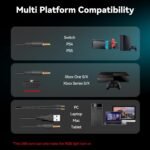 A36 Gaming Headset with Microphone for Pc, Xbox One Series X/s, Ps4, Ps5, Switch, Stereo Wired Noise Cancelling Over-Ear Headphones with Mic for Computer, Laptop, Mac, Nintendo, Gamer (Blue) - Image 6