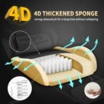 Gaming Chair, 400 lbs Adult Chair, High Back Computer Chair with Footrest and Linked Armrests, Office Video Game Chair with Lumbar Support (Black) - Image 6