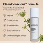Honest Beauty Vitamin C Radiance Serum | Improves + Brightens Skin Tone and Complexion | Gentle for Sensitive Skin, Fragrance Free, Vegan | 1 fl oz - Image 5
