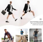 12 Packs Crew Socks for Womens and Men Cushioned Long Socks Cotton Athletic Socks for Hiking Running(6 Pairs) - Image 5