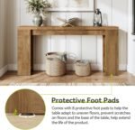 Little Tree 70.9-Inch Long Console Table, Narrow Sofa Table Behind The Couch, Farmhouse Console Table for Living Room, Entryway, Hallway - Image 5
