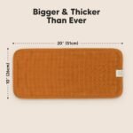 KeaBabies Cotton Muslin Burp Cloths Baby Boy, Girl - 5-Pack Soft & Absorbent Burping Cloth for Babies, Large Baby Towels & Washcloths for Newborn, Spit Up Rags, No Shrink, 20x10 (Spice) - Image 3