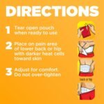 ThermaCare Advanced Back & Hip HeatWraps - Adhesive, Disposable Heat Therapy Pads for Lower Back Pain, Muscle Aches, & Herniated Disc Relief - Drug-Free - Long-Lasting - (L-XL - Pack of 5) - Image 8