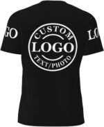 Custom T Shirts for Men Custom Tshirts Design with Text Logo Image Personalized Tshirt Customized T Shirt Front Back - Image 4