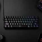 Redragon K630 Dragonborn 60% Wired RGB Gaming Keyboard, 61 Keys Compact Mechanical Keyboard with Linear Red Switch, Pro Driver Support, Black - Image 9