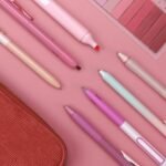 WRITECH Gel Pens Journaling Highlighters: Journal Set Aesthetic Assorted Pastel Color Ink 0.5mm Fine Point Retractable 0.7mm Black Pen Smooth Writing Drawing No Bleed 7ct (Pink) - Image 6