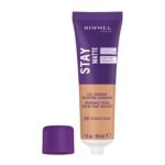 Rimmel London Stay Matte Liquid Mousse - 201 Classic Beige - Foundation, Lightweight, Shine Control, Oil-Free, 1oz - Image 3