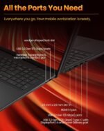 Dell 16-inch Touchscreen Business Laptop - AMD Ryzen 7 250(Beat Core 7 150U)| 16 Tops NPU | AI Copilot Key | 16" FHD+ Display |Backlit KB|Win 11 Pro|Carbon Black(32GB DDR5 | 2TB SSD) - Image 5