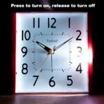 4.7" Vintage Retro Analog Alarm Clock, Super Silent Non Ticking Clock with Night Light, Snooze, Battery Operated, Simply Design, for Living Room, Bedroom, Bedside, Desk, Gift Clock - Image 6