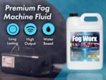 FogWorx Extreme High Density Fog Juice Gallon - Long Lasting, High Output, Odorless Water Based Fog Machine Fluid - for 400 Watt to 1500 Watt Machines - Image 3