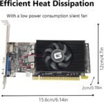 GeForce GT 610 2G DDR3 Low Profile Graphics Card, PCI Express 1.1 x16, HDMI/VGA, Entry Level GPU for PC, SFF and HTPC, Compatible with Win11 - Image 4