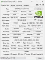 GeForce GT 610 2G DDR3 Low Profile Graphics Card, PCI Express 1.1 x16, HDMI/VGA, Entry Level GPU for PC, SFF and HTPC, Compatible with Win11 - Image 7