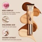 Charlotte Tilbury Beautiful Skin Medium Coverage Hydrating Foundation - Buildable Liquid Makeup for Instant Glow, Plumping Hydration & Lasting Skincare Benefits - Image 5