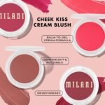 Milani Blush Makeup – Cheek Kiss Cream Blush for Cheeks, Buildable Cream-to-Gel Blusher & Lip Tint, Dewy Natural Color, Hydrating - Merlot Moment - Image 5