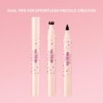 Jolilab Freckle Pen 3-in-1: Dual-Ended Stamp & Precision Tip (Eyeliner/Brow Pencil), 2 Shades Soft Brown/Dark Brown, Long-Lasting Smudge-Proof Compact On-the-Go Makeup(SOFT&DARK) - Image 3