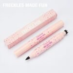 Jolilab Freckle Pen 3-in-1: Dual-Ended Stamp & Precision Tip (Eyeliner/Brow Pencil), 2 Shades Soft Brown/Dark Brown, Long-Lasting Smudge-Proof Compact On-the-Go Makeup(SOFT&DARK) - Image 9