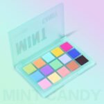 UCANBE Colorful Matte Makeup Eyeshadow Palette, 15 Shades Vibrant MACARON Pastel Eye Shadow Pallet, High Pigmented Blendable Rainbow Make Up Plattet Kit - Mint Candy - Image 6
