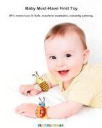 Bloobloomax Baby Rattles Toys for 0-12 Month, Infant Girl Boy Toys for Babies 3-6 Months, Newborn Hand & Foot Toys for 0 to 9 Months, Baby Shower Gifts Set with Wrist Rattle Socks - Image 4