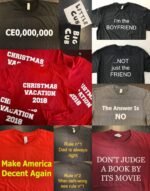 Custom T Shirts Ultra Soft Add Your Own Text Message Adult/Youth Unisex Cotton T Shirt Uniform - Image 5