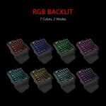 RedThunder One Handed Gaming Keyboard RGB Backlit 35 Keys Portable Mini Gaming Keypad Ergonomic Game Controller for PC Gamer - Image 3